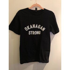 Okanagan Strong Black Tee Size Small